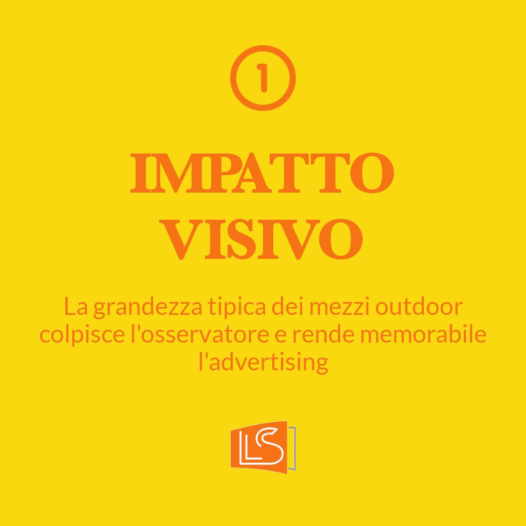 L'impatto visivo della pubblicità outdoor